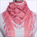 New fashion Paillette lace triangular binder scarf /shawl